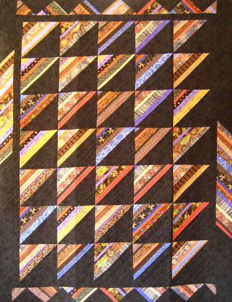 Stripfest quilt thumbnail
